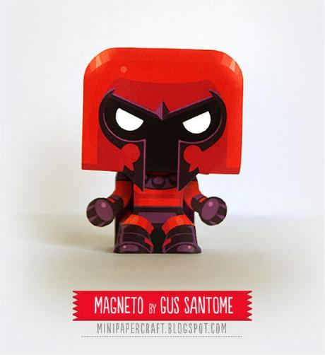 Mini Magneto papertoy