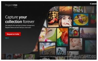 Site Web : Canon lance le projet 1709