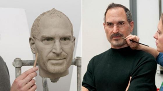 Un statue de Steve Jobs en cire