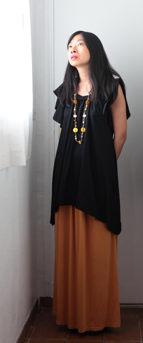 ~ Moutarde  et jupe longue ~