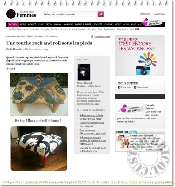 Chronique JDF du 24-09-12