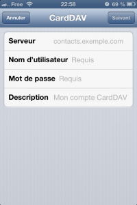 Google ajout le support de CardDAV permettant de synchroniser vos Contacts Google avec votre iPhone