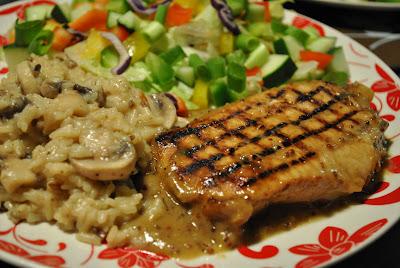 Côtelettes de porc à l'érable et dijon