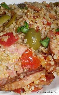 Morteau grillée ou en couscous de quinoa