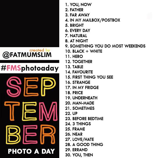 Photo a Day Challenge : Septembre 2012