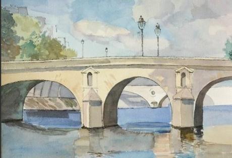 Les ponts de Paris. . . à l’aquarelle