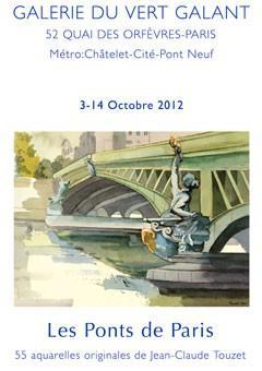Les ponts de Paris. . . à l’aquarelle