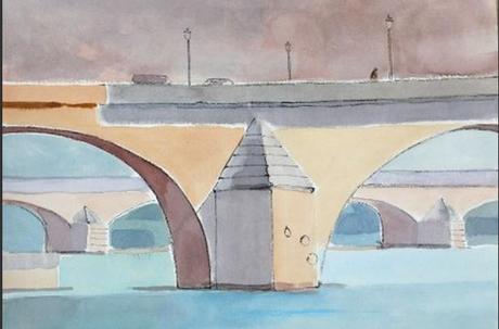 Les ponts de Paris. . . à l’aquarelle