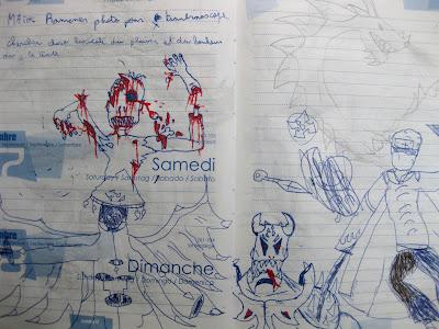 LES ELEVES QUI DESSINENT ET PEIGNENT A LA MAISON 2011/2012