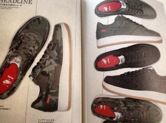 Supreme x Nike Air Force 1 Low Camo