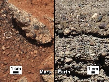 Curiosity : le lit d’une rivère découvert sur Mars