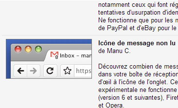 Afficher le nombre de messages non lus dans le favicon de Gmail