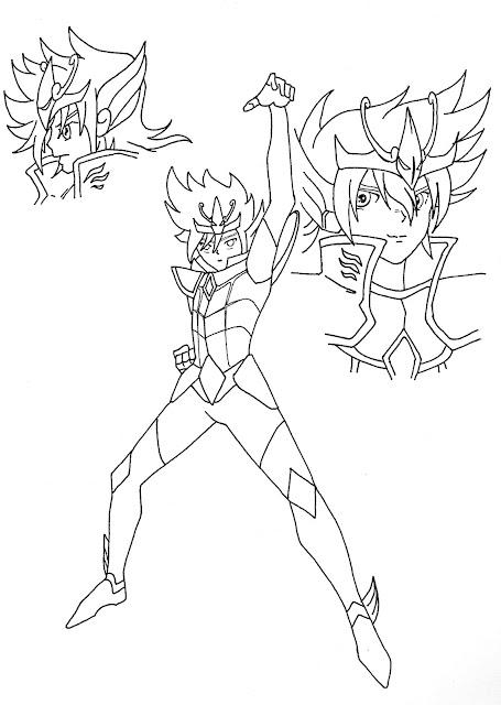 Encrage Koga Saint Seiya Omega et son Pegasus Ryu Seiken
