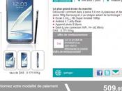 Galaxy Note euros avec Sosh
