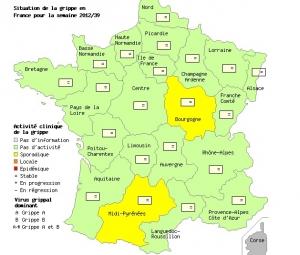 GRIPPE en France: Premiers cas sporadiques et rhumes en vue – GROG