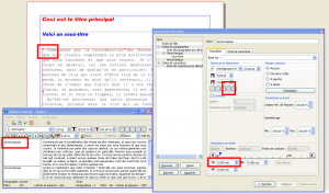 Scribus 03 : gestion des styles de texte dans Scribus 1.4