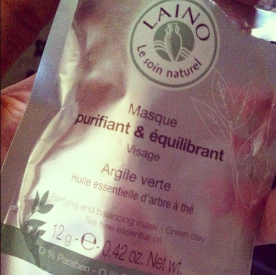Beauty Review : Masque purifiant & équilibrant by LAINO
