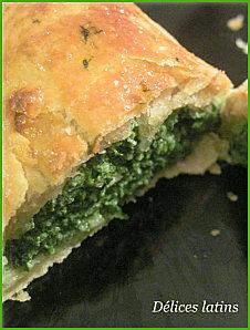 Feuilletés ricotta & épinard (Italie)