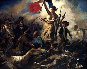 La Liberté guidant le peuple Bon anniversaire la République !