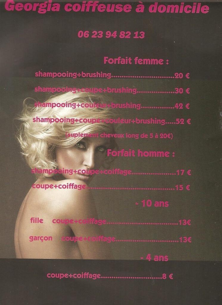 Une nouvelle coiffeuse à domicile