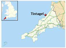Tintagel castle map