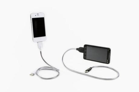 Bobine, cable trepiod flexible pour iPhone et Android