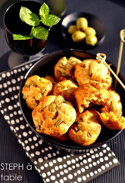 Cookies tomates séchées & olives