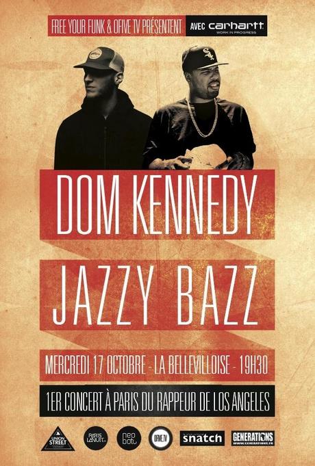 Dom Kennedy & Jazzy Bazz à la Bellevilloise (2×2 places à  gagner)