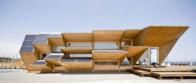 Le pavillon Endesa par le cabinet Iaac, à Barcelone, Espagne - Architecture et Solaire