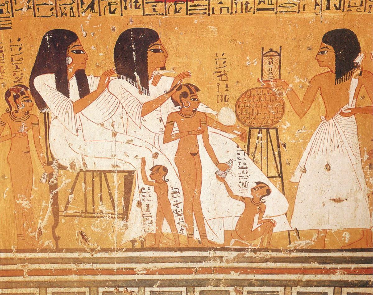 http://www.kingsacademy.com/mhodges/11_Western-Art/03_Egyptian/1100s-BC_Tomb-of-Anhour-Khaou_Anhour-Khaou-Seated-with-His-wife+Grandchildren_GGW-040.jpg
