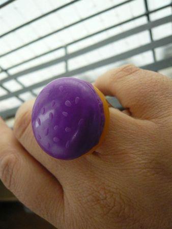 DIY bague récup' hamburger jouet enfant (3)