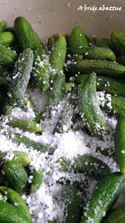 Des cornichons ... français et au vinaigre évidemment