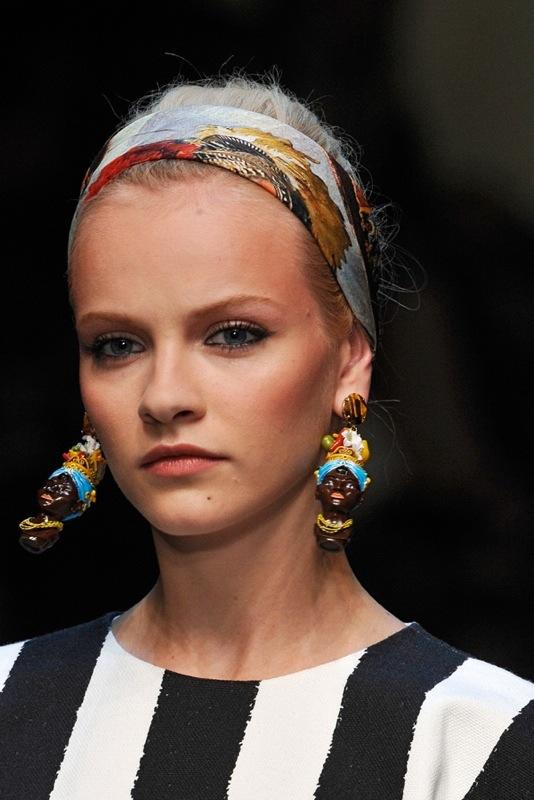 Dolce & Gabbana Printemps/Eté 2013: boucles d’oreilles racistes/colonialistes ?