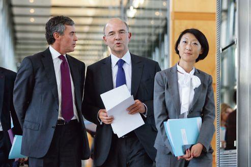 Jérôme Cahuzac, Pierre Moscovici et Fleur Pellerin.