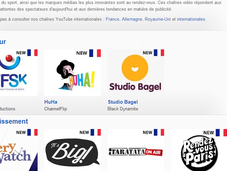 chaînes originales Youtube sont disponibles pour France