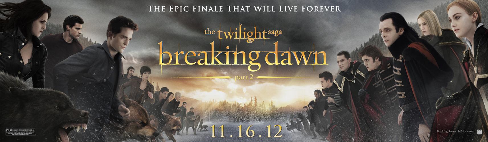 Wow ! Magnifique bannière de Breaking Dawn part 2