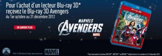 Panasonic offre Avengers 3D