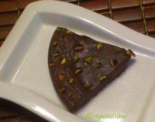 Tarte fondante au chocolat