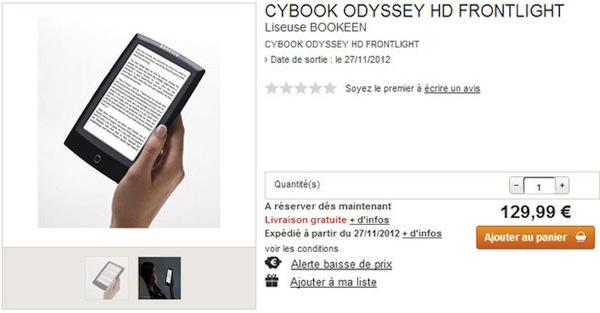 Bookeen : le nouvel Odyssey HD est (presque) de sortie