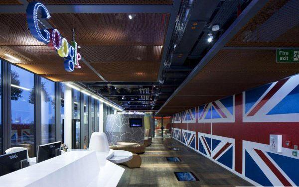 google-london-hallway