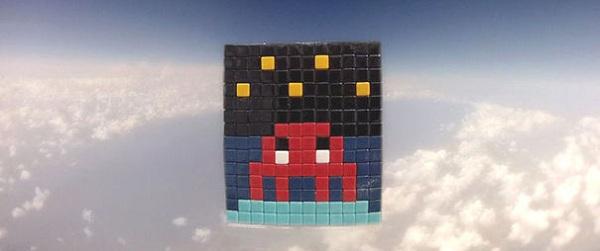 Un invader envoyé dans l’espace