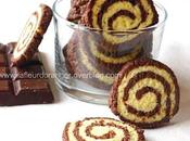 Biscuits spirale chocolat vanille