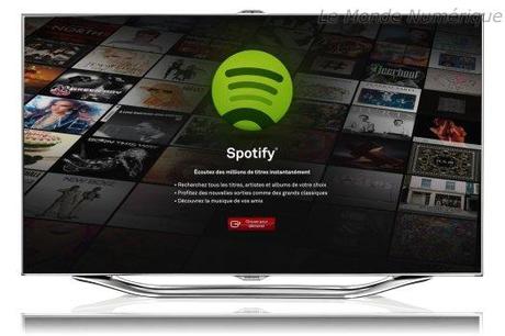 Spotify débarque sur les TV connectées Samsung, bientôt sur les lecteurs et Home Cinéma