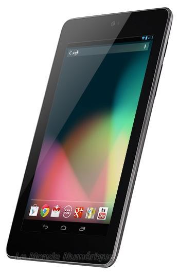 Nouvelle mise à jour pour la tablette Google Asus Nexus 7 Android 4.1.2