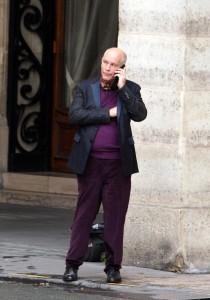 Bruce Willis à Paris pour le tournage de Red 2