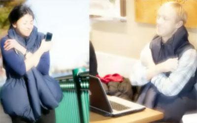 Le gilet connecté à Facebook qui vous fait des câlins!