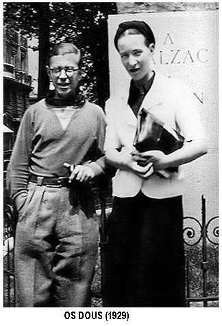 Simone de Beauvoir et sartre 1929