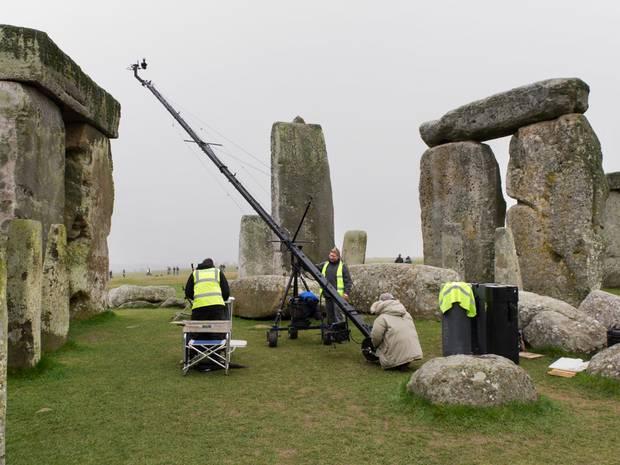 Découverte de dessins gravés sur les pierres de Stonehenge