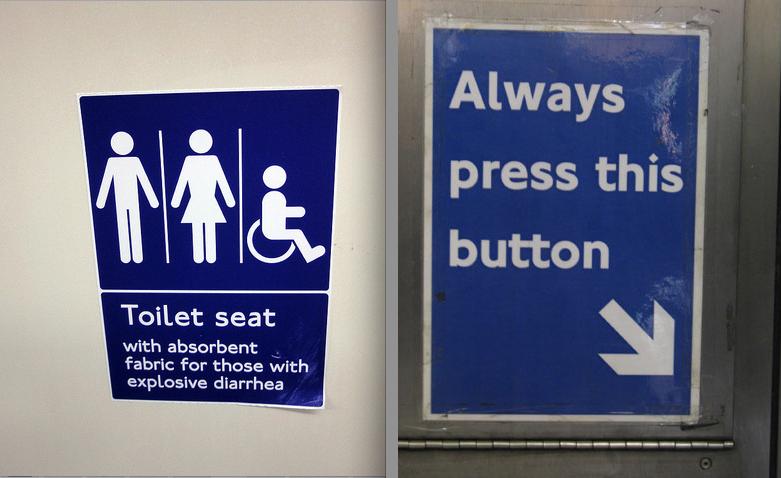 Goodas... Stickers marrants dans le metro de Londres