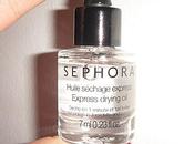L'huile séchage express Séphora...